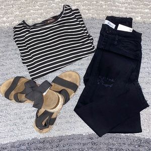 black KanCan skinny jeans